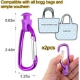 thumbnail image 2 of Key Holder for Bogg Bag, Accessories for Bogg Bags Original X Large, Insert Charm Carabiner Keychain for Beach Bag, 2 of 9