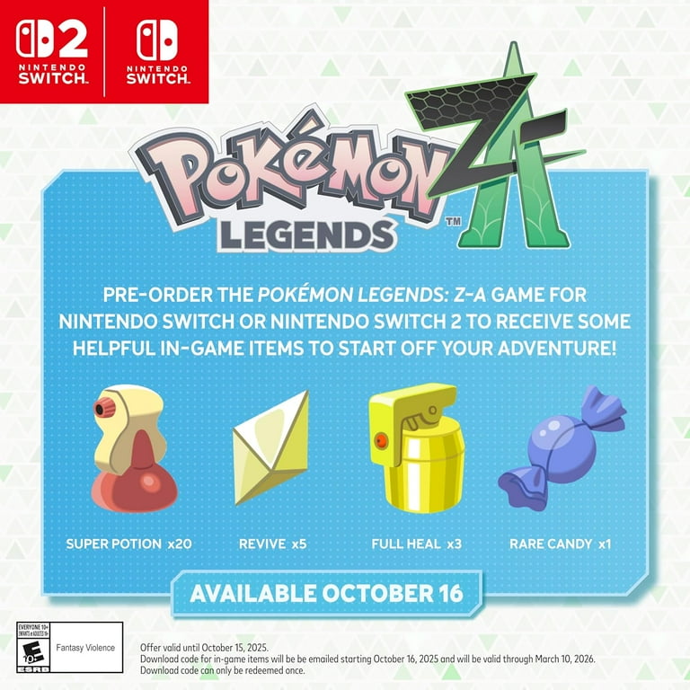 Nintendo Switch™ 2 Pokémon™ Legends: Z-A Edition Bundle with