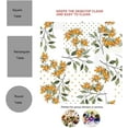 thumbnail image 3 of Mantel para Mesa Rectangular Whitefabric Table Cover Tabletop Decoration 54 X 72 Inch, 3 of 5
