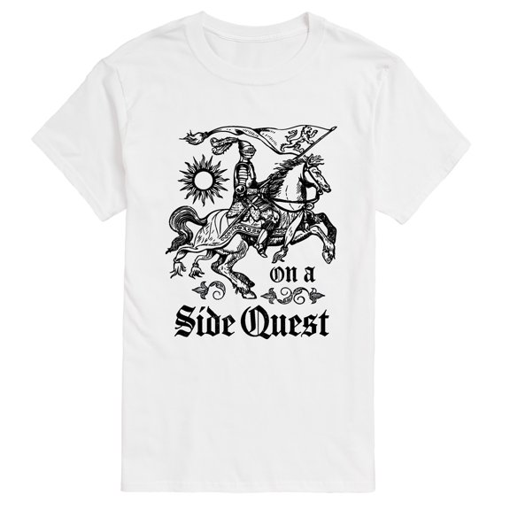 Instant Message - Side Quest Knight Short Sleeve Graphic T-Shirt