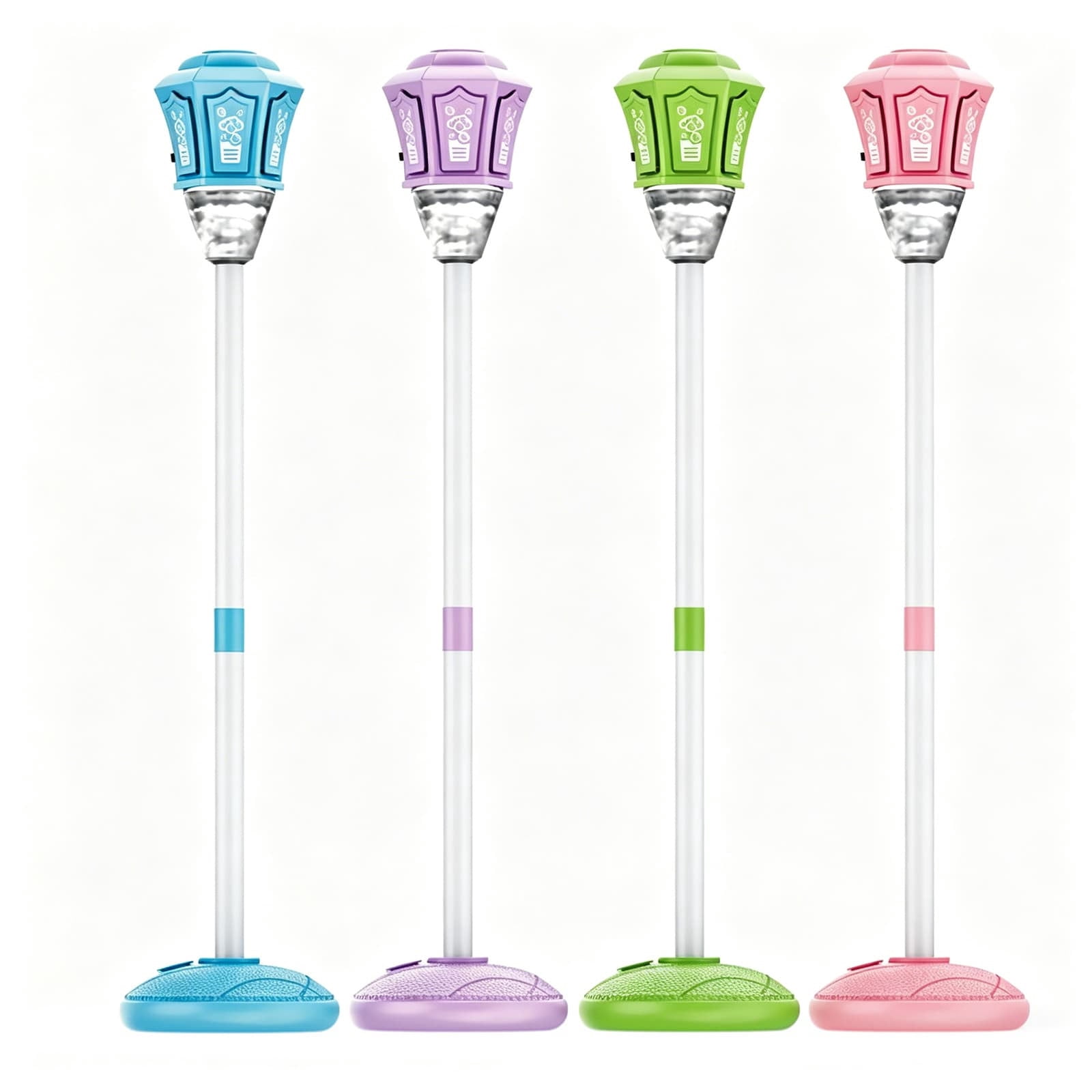 2026 New Bubble Machine for Family gathering, 47" Rechargeable Automatic Bubble Maker with Light Music, 3-Level Adjustable Heights, Detachable Bubble Wand for Wedding Birthday Party, Pink