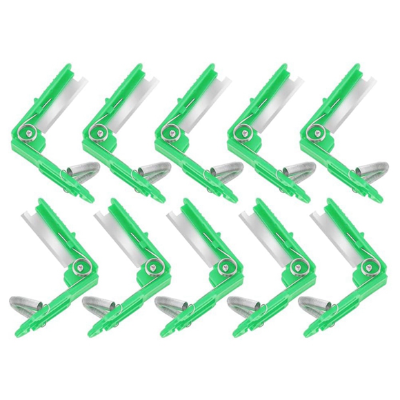 Thumb Pruners Thumb Picker, Vegetable Picking Tool, Cucumber, Beans and Grape Picker, Beard and Leaf Remover (Green)