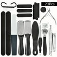 thumbnail image 6 of Professional 10/23pcs Pedicure Tool Set, Stainless Steel Foot Care Kit for Dead Skin Removal, Travel Essential for Men & Women, 6 of 10