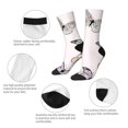 thumbnail image 3 of Vsdgher Beautiful Butterfly Crew Socks for Men & Women, Breathable Casual Athletic Ankle Socks, 3 of 6