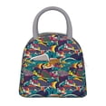 thumbnail image 1 of Disketp Colorful Carp Streamer Bolsa Térmica para Almuerzo, Lonchera con Abertura Amplia y Gran Capacidad, Organizador Reutilizable para Mujeres, Hombres y Adultos, 1 of 6