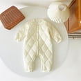 thumbnail image 2 of Sngxgn Baby Boy Romper Dress Ruffle Long Sleeve Bodysuit Onesie Tutu Dress (A,18M), 2 of 9