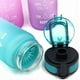 thumbnail image 4 of Water Bottles Gradient Color Sports Bottle 1000ml Motivational For Men And Women Outdoor Fitness Hiking Bike Bottle 33oz, 4 of 5