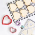 thumbnail image 3 of Juego de cortadores de galletas ALLTOP en forma de corazón, 4 tamaños, acero inoxidable, 3 of 6