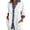 White, variant on Summer Tops, Duoif Women's Denim Patchwork Button Down, Long Sleeve Casual Shirts for Women Beige L