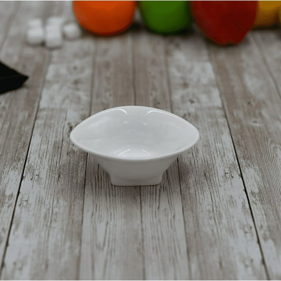 Set Of 6 White Dish 4 inch | 10 Cm