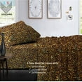 thumbnail image 4 of 28" EXTRA DEEP POCKETS - 800-Thread Count 100% Egyptian Cotton California King Sheet Set, 4PC (1 Flat, 1 Fitted, 2 Pillowcases) Long Staple Cotton, 800-TC Pure Cotton - Leopard Print, 4 of 7