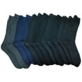 thumbnail image 4 of Yacht & Smith 12 Pairs of Men's Thermal Winter Boot Socks, Assorted Dark Colors, Size 10-13, 4 of 10