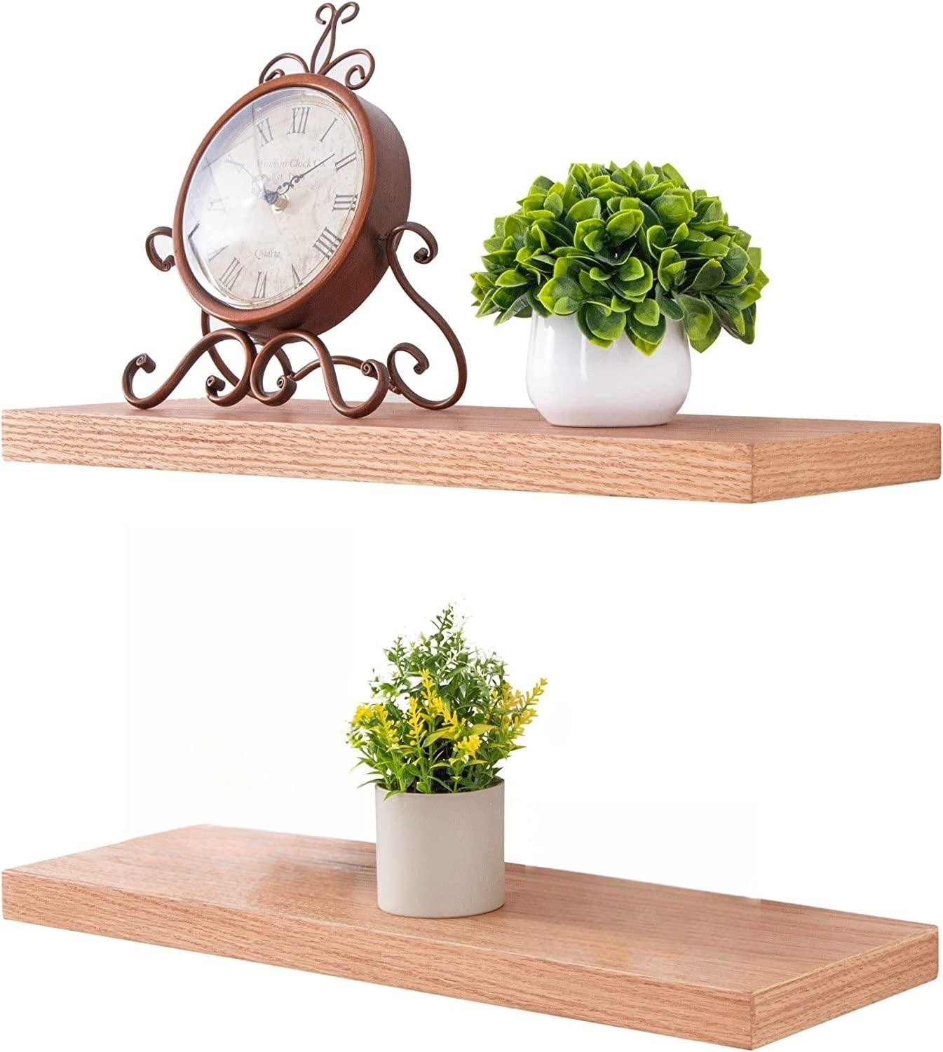 Floating Shelves, 8 Inch Deep Shelves Wall Mounted, 24 Inch Wood