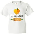 thumbnail image 3 of Inktastic St. Augustine Florida Orange in Heart Youth T-Shirt, 3 of 5