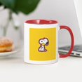 thumbnail image 3 of CafePress - Peanuts Flair Snoopy - 11 oz Ceramic Mug - Novelty Coffee Tea Cup, 3 of 4