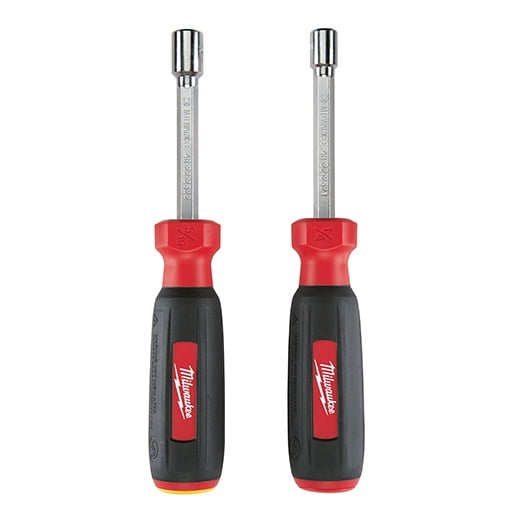 Milwaukee 48222502 2Piece HollowCore SAE Nut Driver Set