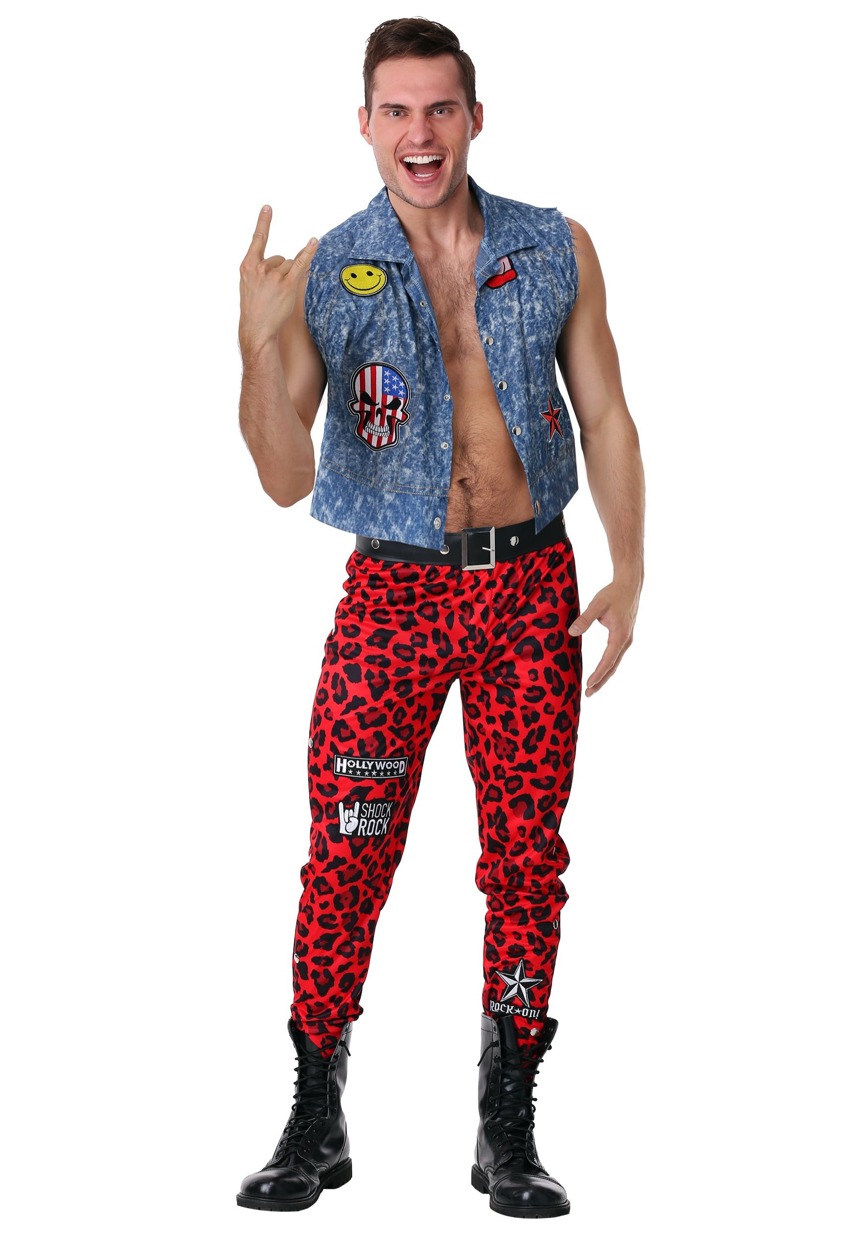 Mens 80's Rocker Costume - Walmart.com.