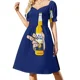 thumbnail image 4 of Vestido sin mangas de dedo medio a Virus vestidos largos para mujer vestido de verano para mujer vestido, 4 of 8