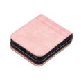 thumbnail image 5 of ELEHOLD Leather Case for Samsung Galaxy Z Flip3,Shockproof Premium PU Leather Emboosed Pattern Slim Lightweight Anti-Scratch Case Cover for Samsung Z Flip3,Pink, 5 of 8