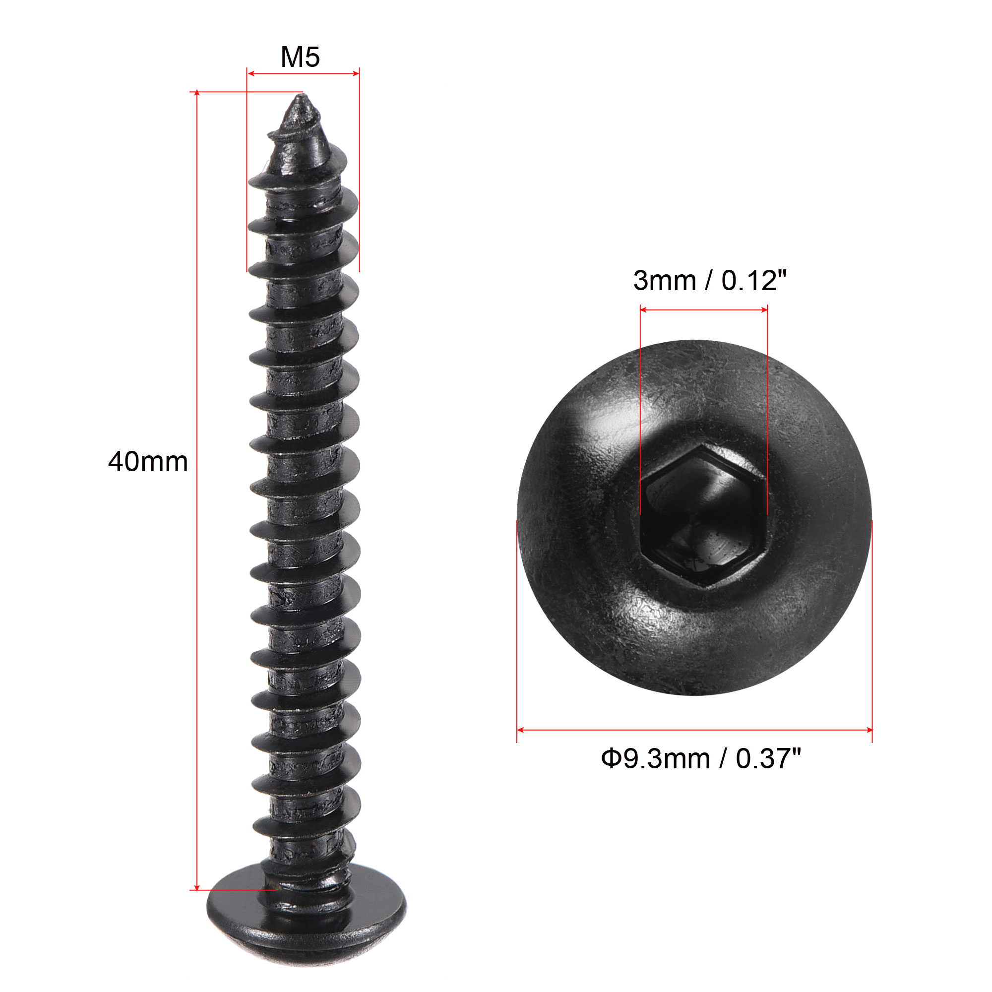 50 Pcs #10 X 2\" Flat Head Self-Drilling Screws – 410 Stainless Steel For Metal & Wood