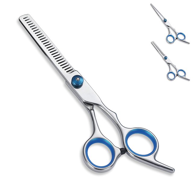 Tijeras para adelgazar el cabello Kyraton Tijeras para cortar dientes Tijeras para adelgazar para cortar el cabello Tijeras para texturizar peluquería profesional Tijeras para cortar el cabello de pri
