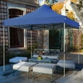 thumbnail image 2 of Patiojoy 10'x 10' Pop Up Canopy Tent Easy Set-up Outdoor Tent Commercial Instant Shelter w/ 3 Adjustable Heights Blue, 2 of 10
