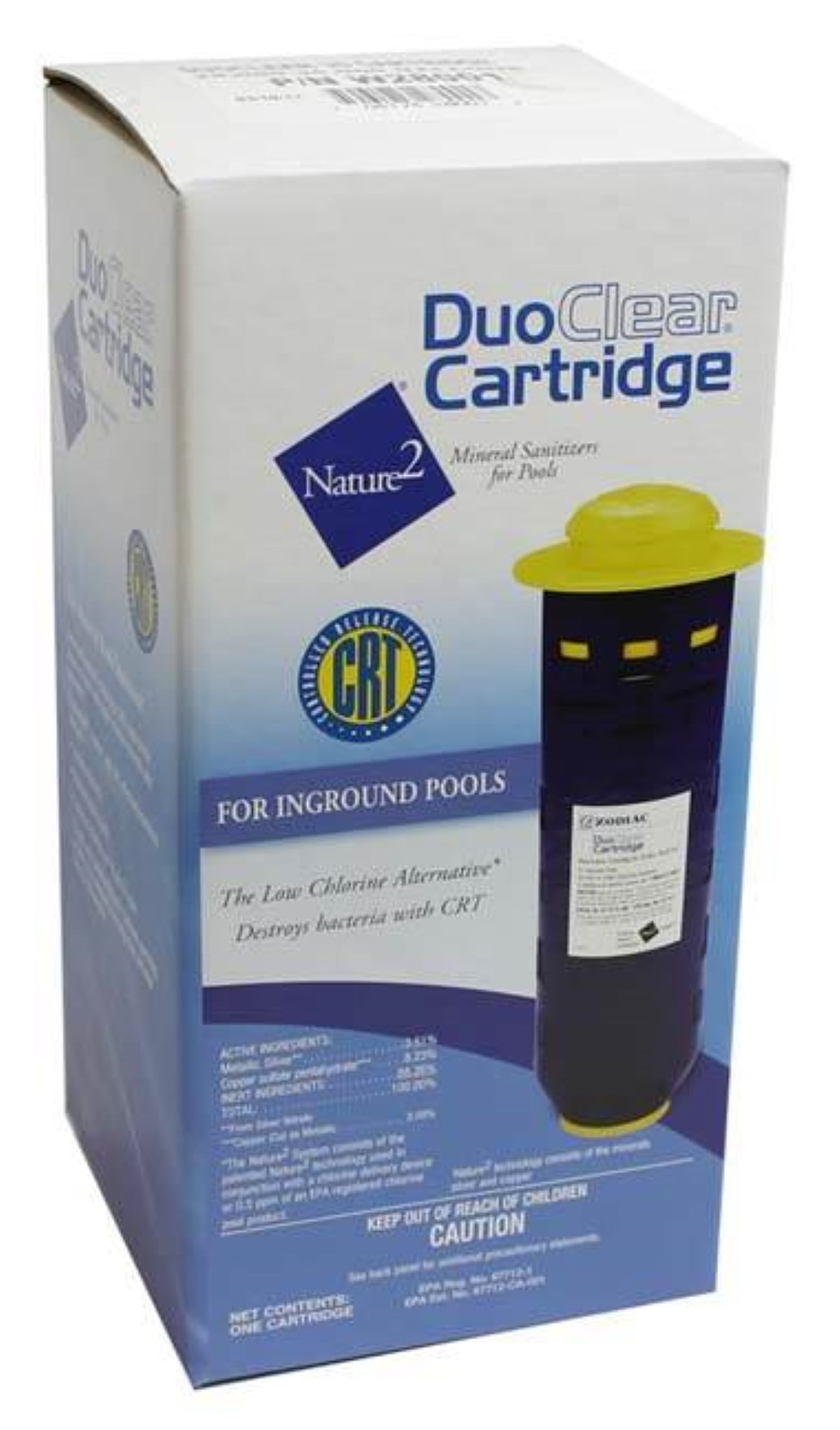 Zodiac Nature2 DuoClear Replacement Mineral Cartridge 35,000 Gallons W28001 
