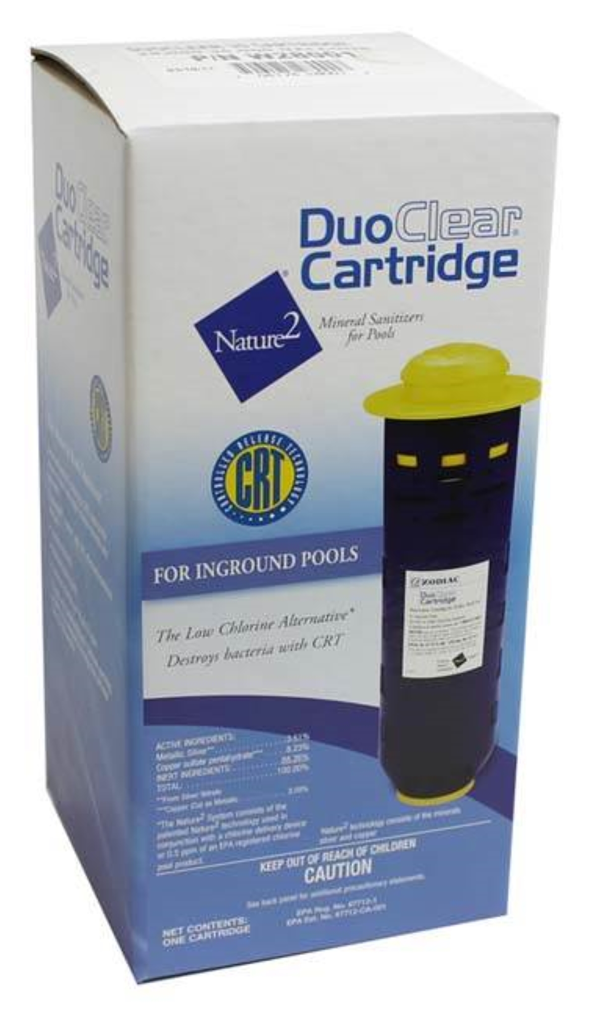 Zodiac Nature2 DuoClear Replacement Mineral Cartridge – W28000 – For Pools Up To 25,000 Gallons, In-Ground