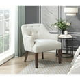thumbnail image 3 of Oyster Fabric Chair | Adds Sophistication to Living Space | Foam Cushioning & Button-Tufting | Simple Assembly, 3 of 5