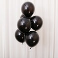 20pcs 10 inch Black Round Balloons Matte Solid Color Latex Balloons