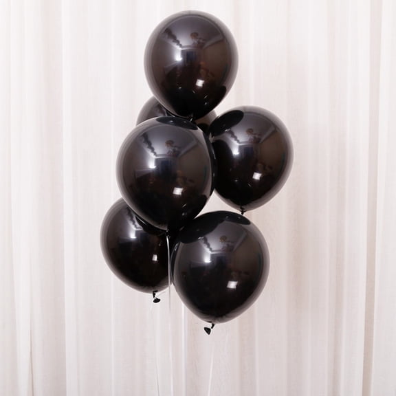 SEWCHICS 20Pcs Black Latex Balloons Large Balloons for Photo Shoots Events