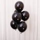 thumbnail image 2 of FELTECHELECTR 20 globos redondos negros de 10 pulgadas, de látex de color sólido mate, para cumpleaños, bodas, fiestas de Halloween y bares., 2 of 3