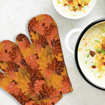 

Autumn Leaves Oven Mitt