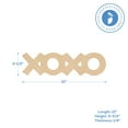 thumbnail image 2 of Wooden XOXO Decor Letters Unfinished 12 inches, Pack of 3 XOXO Wooden Signs |Wood Cutouts for Valentines Day Crafts and DIY Décor, by Woodpeckers, 2 of 5
