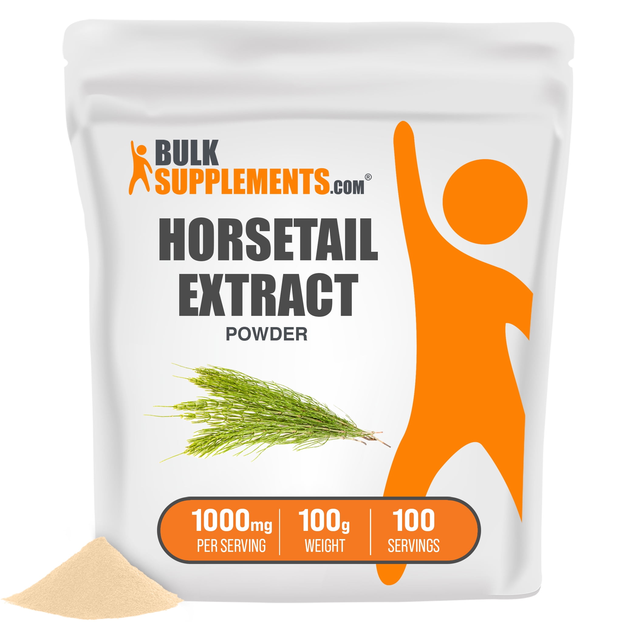 Horsetail Extract Powder Silica Supplements Hair Growth Supplement (100