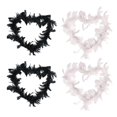 thumbnail image 1 of 4 Piezas De Decoración De Pasteles De Plumas Para Cumpleaños, Bodas, Fiestas De Aniversario. Soledad primeros de la torta, 1 of 10