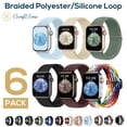 thumbnail image 1 of ComfiTime Correa Elástica para Apple Watch: Correa Deportiva Trenzada para iWatch de 38-45 Mm para Hombres y Mujeres, Correa Transpirable para Apple Watch Series SE 9-1, 1 of 11