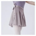 thumbnail image 3 of Women Ballet Skirts Chiffon Skirts Dance Skirts Girls Leotards Skirt Ballet Practice Dancing, 3 of 7