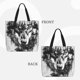 thumbnail image 2 of Fotbe Majestic Wolf Landscape Bolsa Tote con Estampado para Mujer, Bolsos con Cremallera, Bolsa de Hombro Casual de Gran Capacidad con Bolsillos Internos, 2 of 7