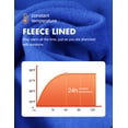 thumbnail image 5 of Baleaf Women's Thermal Fleece Half Zip Pullover Jacket Thumbholes Long Sleeve Running Gear Blue Size M, 5 of 8