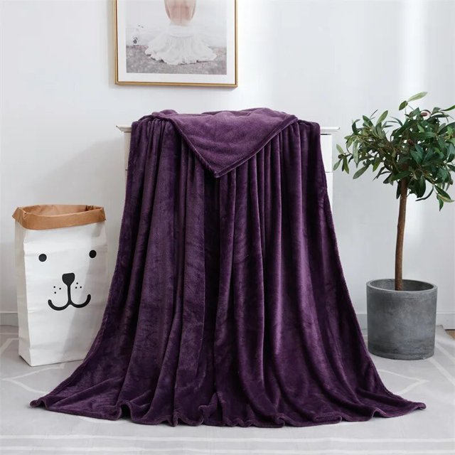 Manta grande de piel sintética para sofá cama, forro polar cálido, suave, de visón, de lujo, antiestático, de microfibra