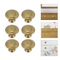 WHAMVOX 10 Pcs Brushed Nickel Drawer Knobs Cabinet Cupboard Decorative