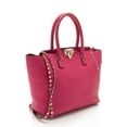thumbnail image 2 of Pre-Owned Valentino Calfskin Rockstud Double Handle Medium Tote, 2 of 11