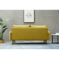thumbnail image 2 of Kingway Furniture Aurora Velvet Living Room Sofa in Goldenrod, 2 of 6