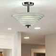 thumbnail image 2 of Springdale Lighting Soloman Semi Flush Mount Ceiling Light, 2 of 2