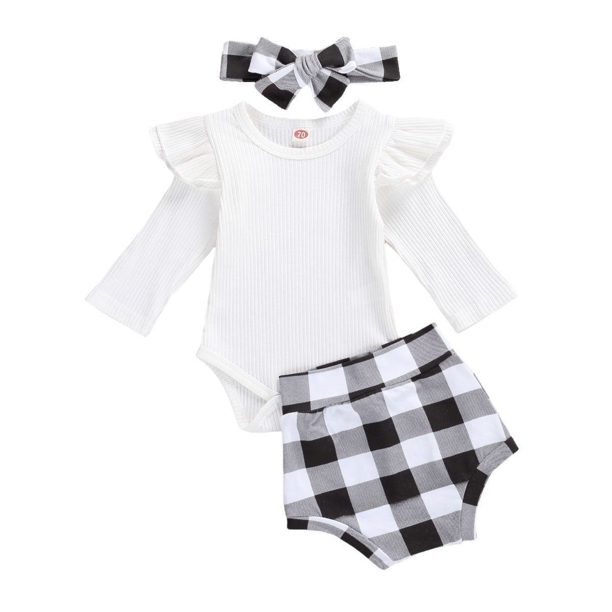 infant girl plaid dress
