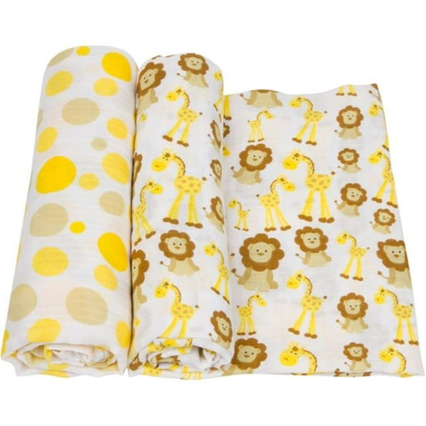 MiracleWare Muslin Cotton Swaddle, 2pk