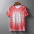 thumbnail image 4 of Odbmxy Tie-Dye Womens T Shirts Short Sleeve Summer Women's Tops Sports Workout Casual Loose Pullover Tops, 4 of 9