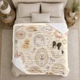 thumbnail image 4 of Canine Breed Collage Pattern, Cozy Pet Portrait Pattern, Warm Flannel Blanket for Living Room and Bedroom, Dog Lovers Valentine's Day Gift, Pet Lover Home Decor, 4 of 7