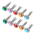 thumbnail image 5 of COMPUKAS 50Pcs Decorative Brads for Crafts Decoration Assorted Color Alloy for Handmade Enthusiasts, 5 of 7